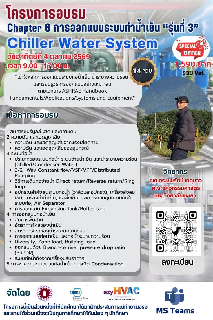 Chapter 6 การออกแบบระบบทำน้ำเย็น